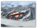 BAe Hawk Mk.66 ueber den Alpen (Skysim, FSX)