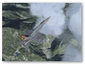 Boeing F/A-18E Superhornet ueber Amsteg, Uri (FSX, VRS)